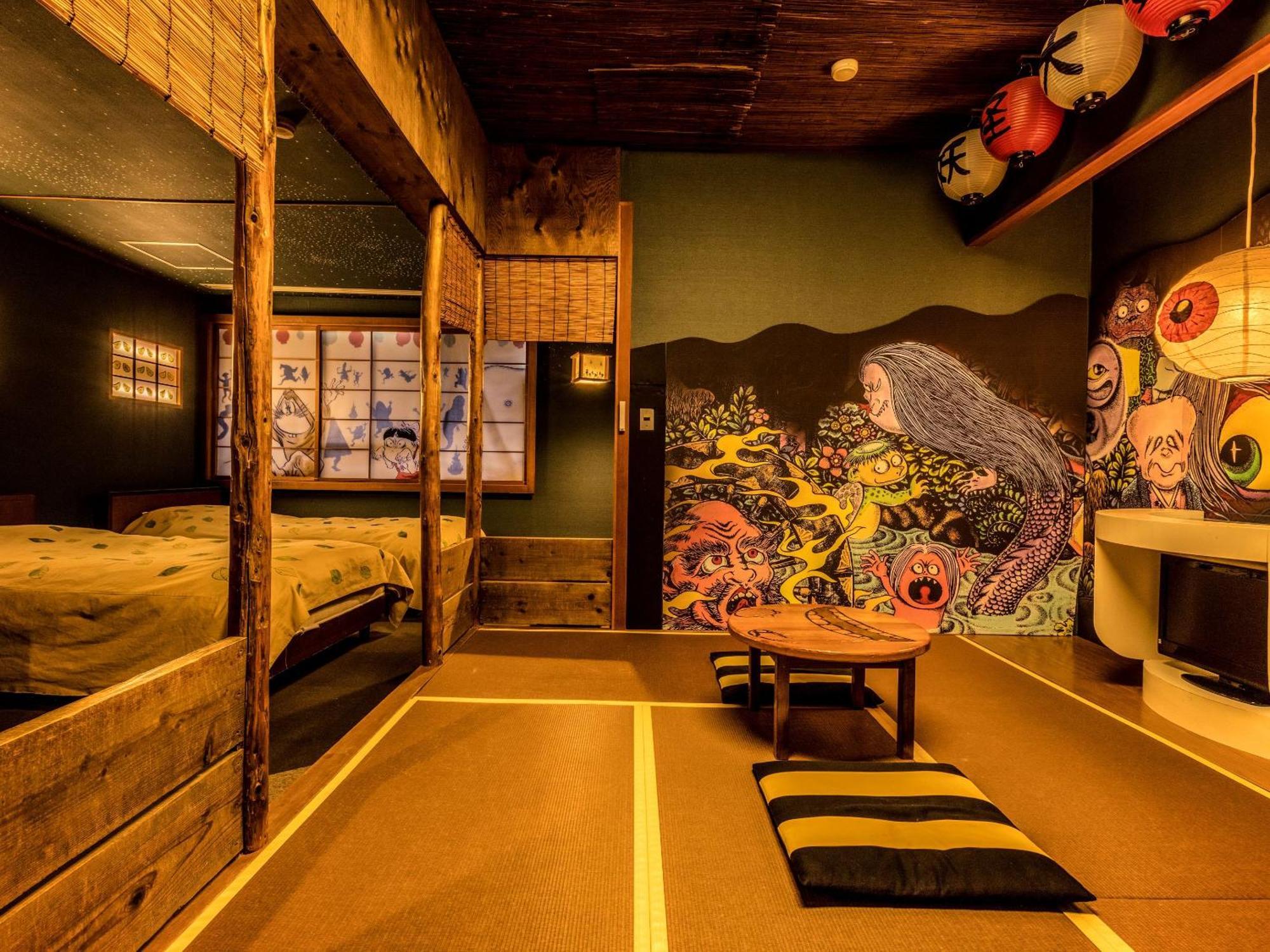 Отель Ooedo Onsen Monogatari Kaike Йонаго Экстерьер фото