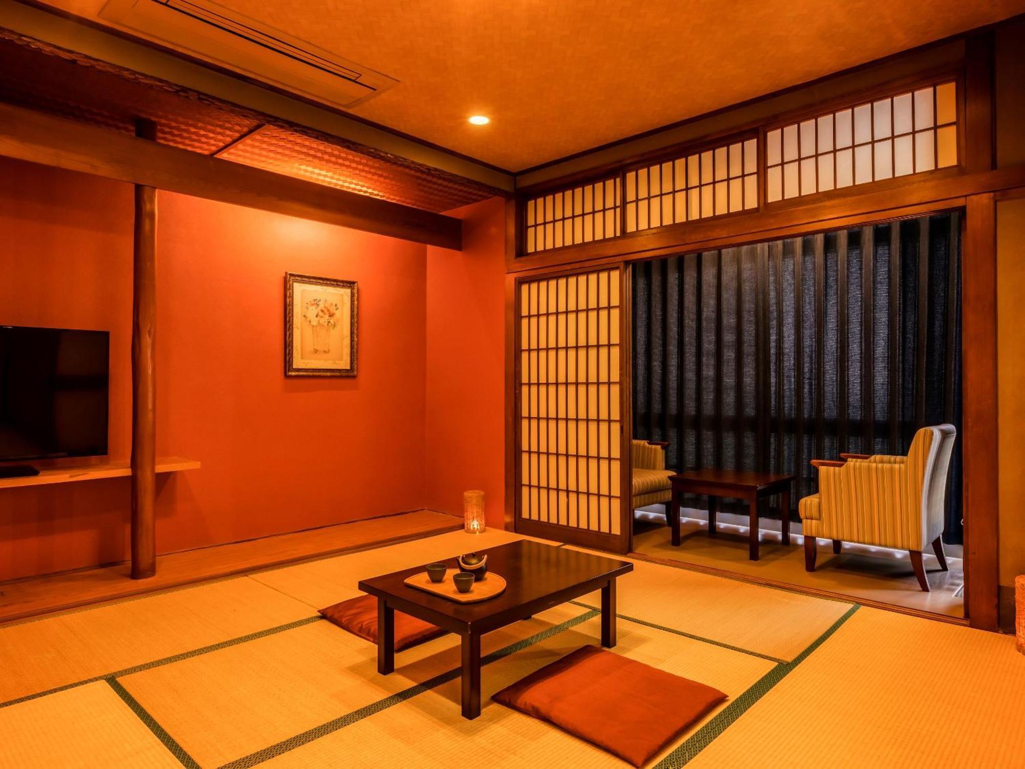 Отель Ooedo Onsen Monogatari Kaike Йонаго Номер фото