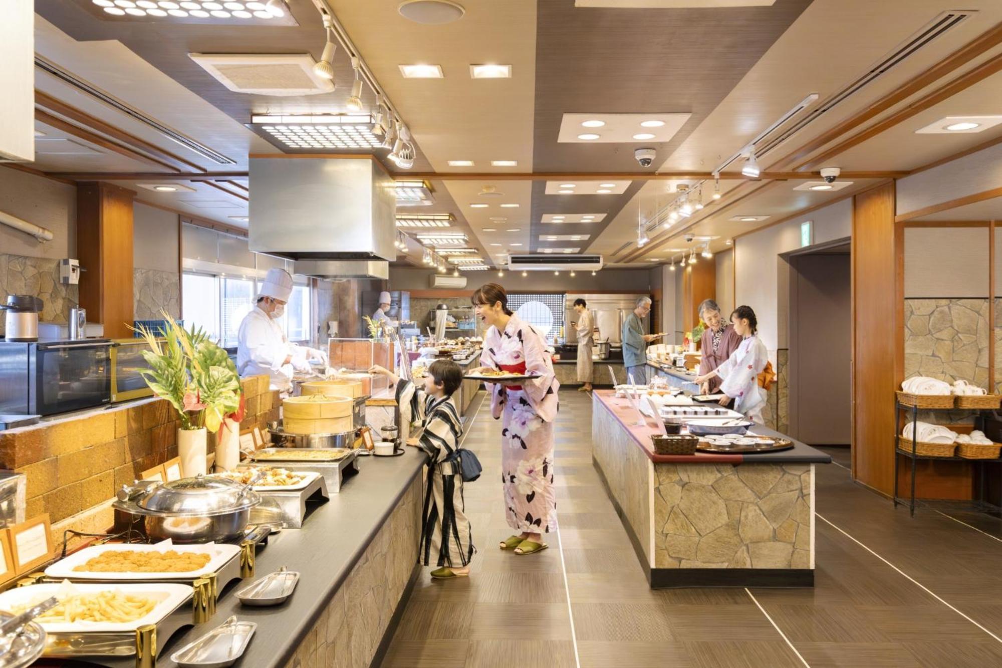 Отель Ooedo Onsen Monogatari Kaike Йонаго Экстерьер фото